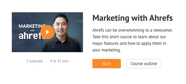 Ahrefs SEO software