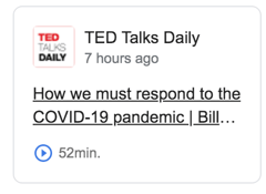 Create your own Branded Podcasts like TedTalk's TedTalk Daily