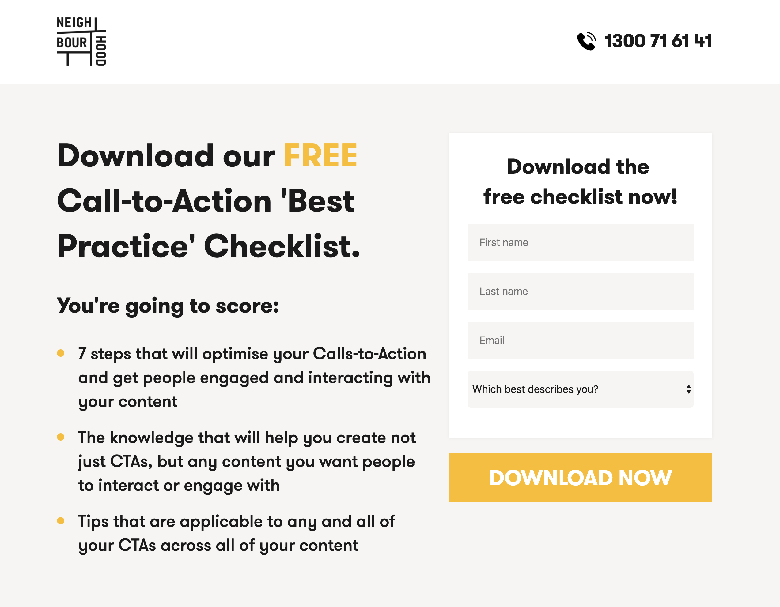 Call-To-Action-Checklist-Landing-Page-Neighbourhood