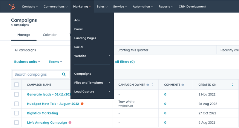 hubspot cms development neighbourhood