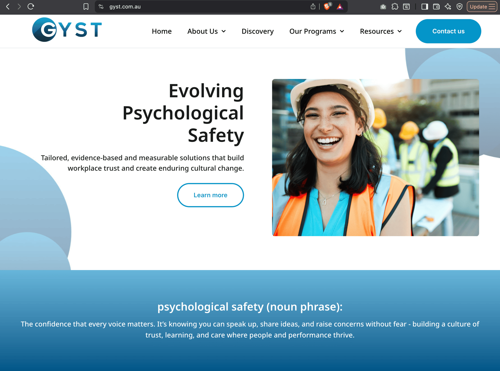 Gyst website
