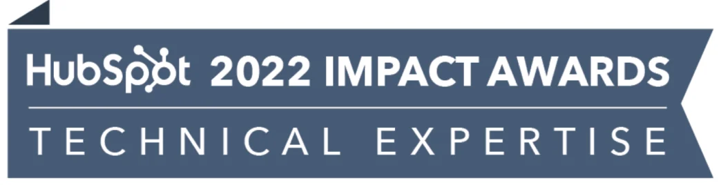 HubSpot 2022 impact awards in technical expertise