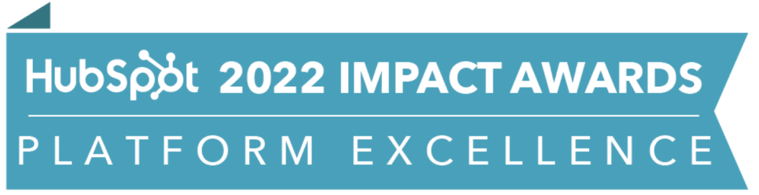 HubSpot 2022 impact awards in platform excellence