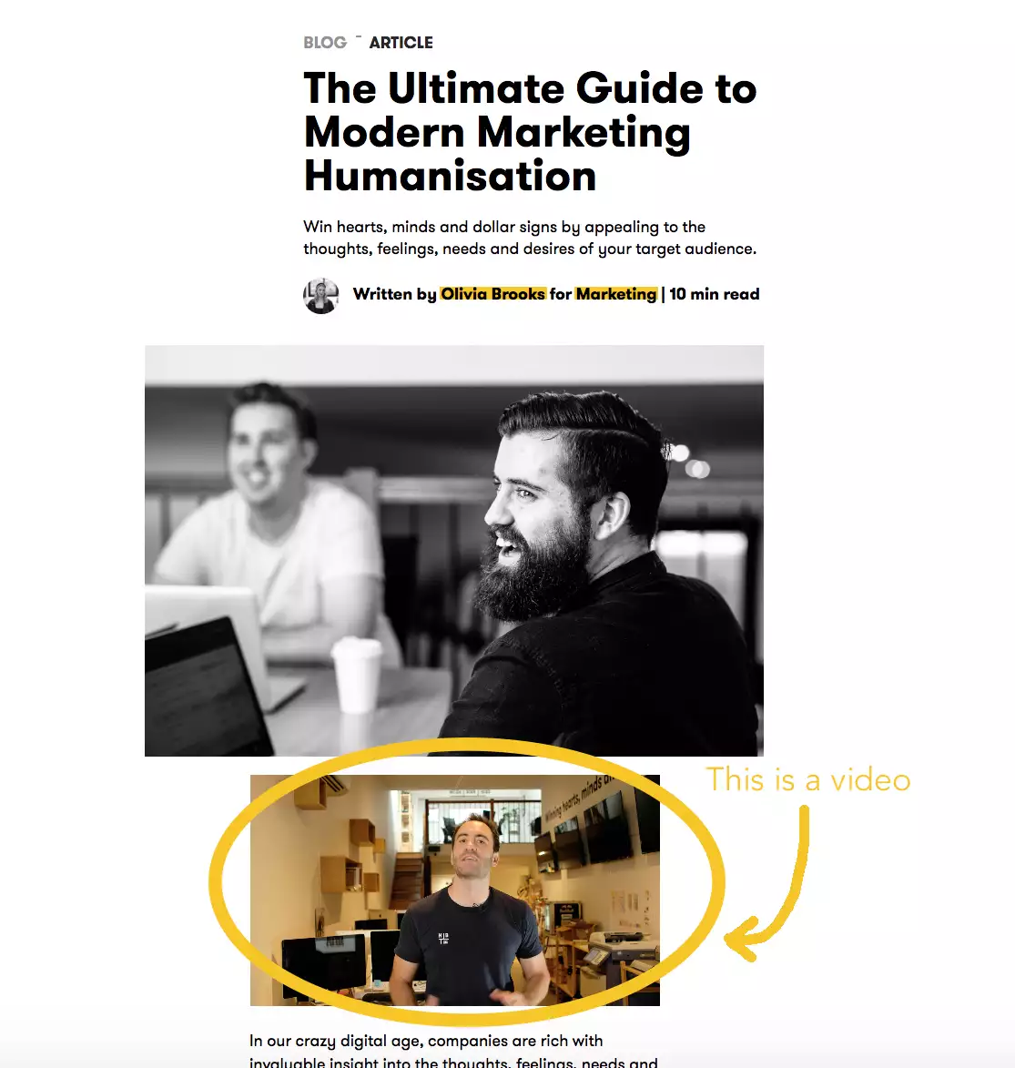 The Ultimate Guide to Modern Marketing Humanisation - Ways to connect to the right target audience