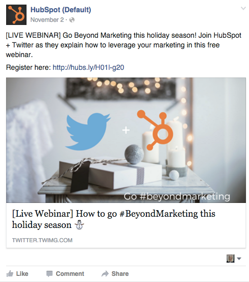 Social media co-marketing