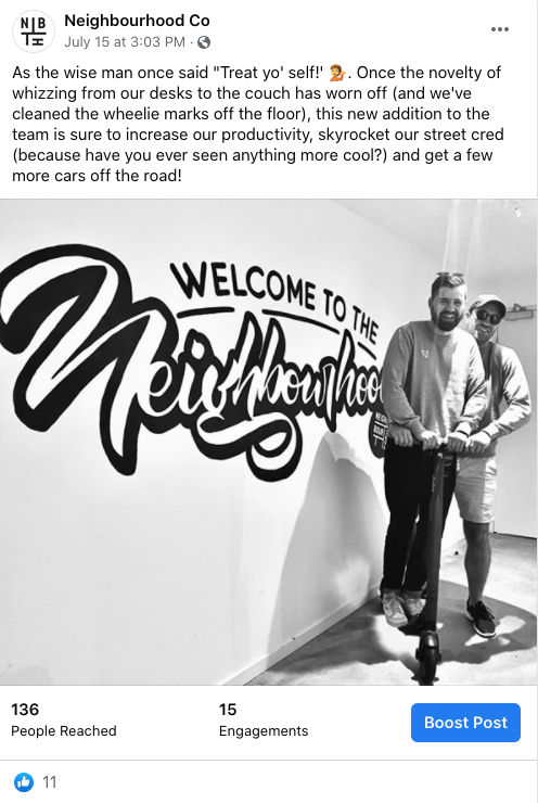 Social media company news