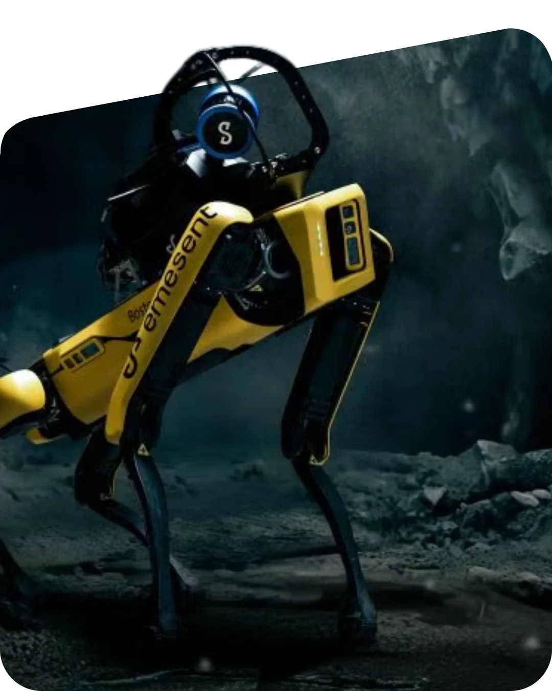 An Emesent survey robot underground