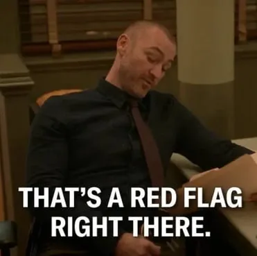 A red flag
