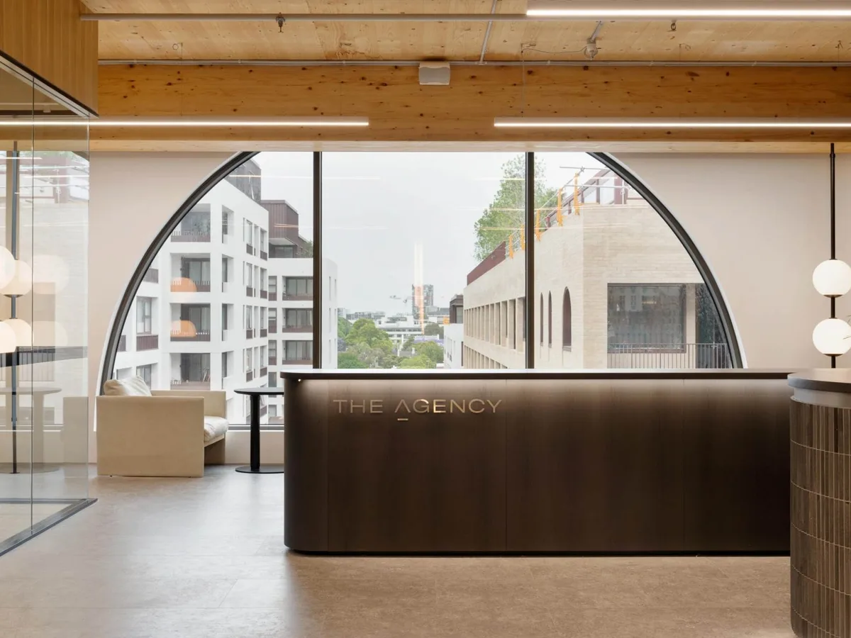 The Agency office reception