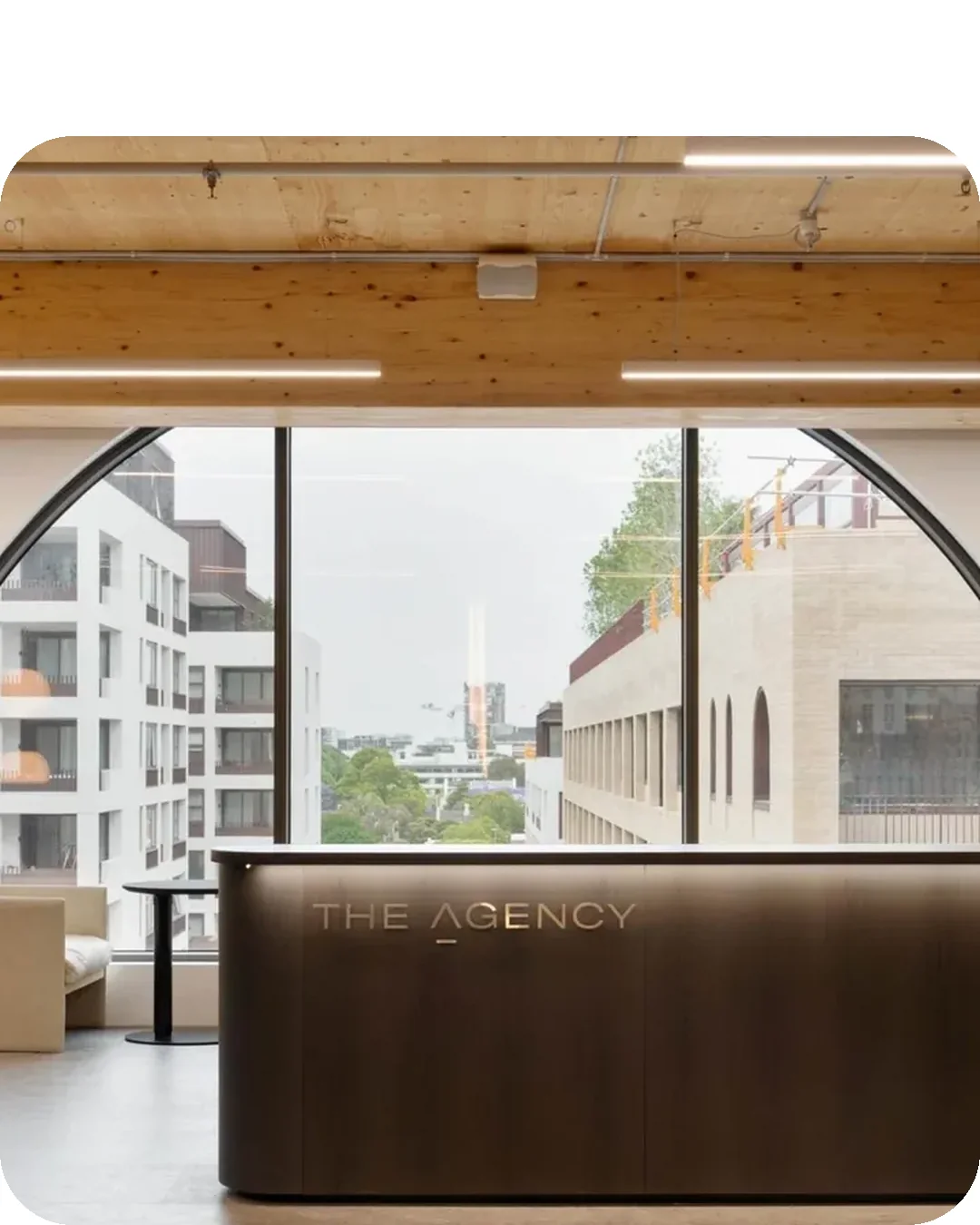 The Agency office reception