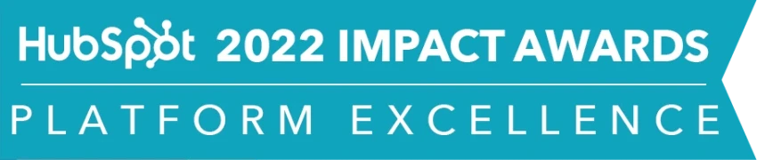 HubSpot 2022 Impact Award, Platform Excellence