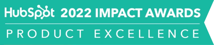 HubSpot 2022 Impact Award, Product Excellence